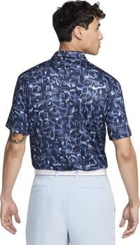 Риза за поло Nike Dri-Fit Tour Confetti Print Mens Polo Ashen Slate/White XL - 2