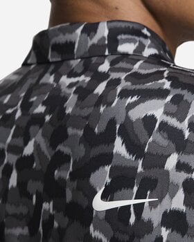 Polo-Shirt Nike Dri-Fit Tour Confetti Print Mens Polo Light Smoke Grey/White L - 6
