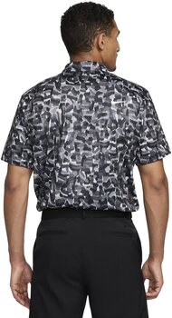 Риза за поло Nike Dri-Fit Tour Confetti Print Mens Polo Light Smoke Grey/White XL - 2