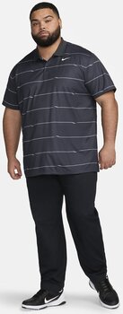 Polo Shirt Nike Dri-Fit Victory Ripple Mens Polo Black/Dark Smoke Grey/White XL - 8