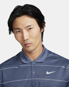 Polo Shirt Nike Dri-Fit Victory Ripple Mens Polo Midnight Navy/Diffused Blue/White 2XL - 3
