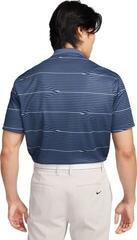 Tricou polo Nike Dri-Fit Victory Ripple Mens Midnight Navy/Diffused Blue/White - 1