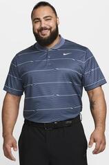 Tricou polo Nike Dri-Fit Victory Ripple Mens Midnight Navy/Diffused Blue/White - 4