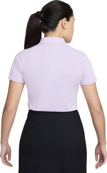 Polo Shirt Nike Dri-Fit Victory Solid Womens Polo Violet Mist/Black XL Polo Shirt - 2