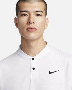 Риза за поло Nike Dri-Fit Victory Texture Mens Polo White/Black L - 3
