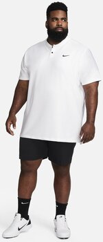 Polo Shirt Nike Dri-Fit Victory Texture Mens Polo White/Black L Polo Shirt - 12