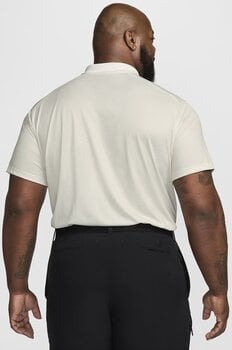 Polo-Shirt Nike Dri-Fit Victory+ Mens Polo Light Bone/Summit White/Black 2XL - 6
