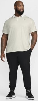 Polo Shirt Nike Dri-Fit Victory+ Mens Polo Light Bone/Summit White/Black 2XL - 8