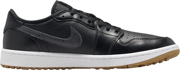 Chaussures de golf pour hommes Nike Air Jordan 1 Low G Golf Shoes Black/Gum Medium Brown/White/Anthracite 42 - 3