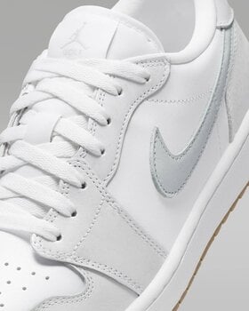 Golfsko til mænd Nike Air Jordan 1 Low G Golf Shoes White/Gum Medium Brown/Pure Platinum 43 - 7