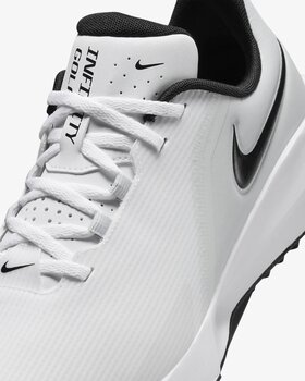 Chaussures de golf pour hommes Nike Infinity G '24 Unisex Golf Shoes White/Black/Pure Platinum 44 - 7