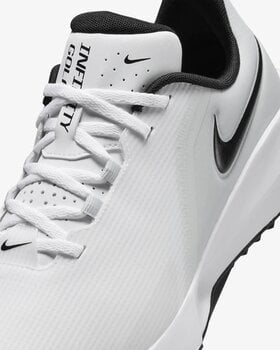 Chaussures de golf pour hommes Nike Infinity G '24 Unisex Golf Shoes White/Black/Pure Platinum 44,5 - 7