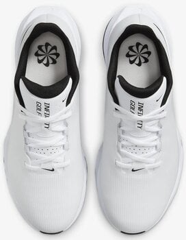 Golfsko til mænd Nike Infinity G '24 Unisex Golf Shoes White/Black/Pure Platinum 45 - 4