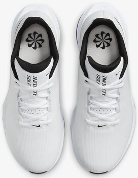 Chaussures de golf pour hommes Nike Infinity G '24 Unisex Golf Shoes White/Black/Pure Platinum 45,5 - 4