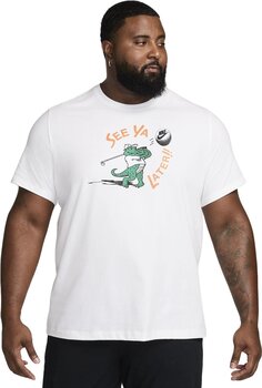 Camisa pólo Nike Golf Mens T-Shirt Branco 2XL - 5