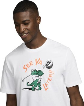 Риза за поло Nike Golf Mens T-Shirt бял L - 3