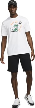 Camisa pólo Nike Golf Mens T-Shirt Branco L - 4