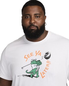 Camisa pólo Nike Golf Mens T-Shirt Branco XL - 7