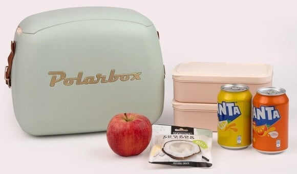 Хладилник Polarbox Urban Retro Cooler Bag Matcha Gold 6 L - 7