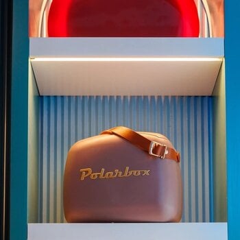 Frigorifero Polarbox Urban Retro Cooler Bag Mauve Gold 6 L - 13