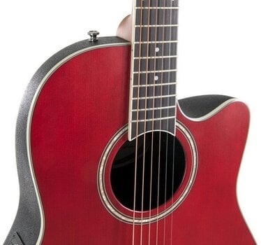 Speciel akustisk-elektrisk guitar Applause AB24-2S Red - 5