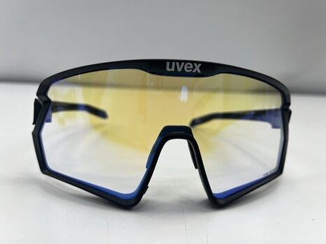 Kerékpáros szemüveg UVEX Sportstyle 231 2.0 V Black Matt/Variomatic Litemirror Blue Kerékpáros szemüveg (Sérült) - 2