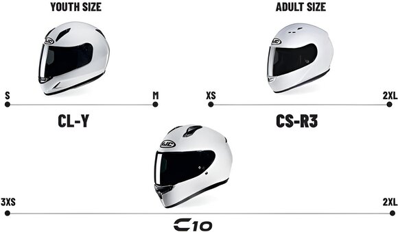 Helmet HJC C10 Elie MC3HSF 3XS Helmet - 11