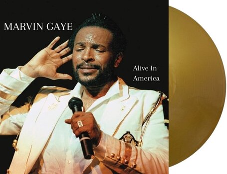 Disque vinyle Marvin Gaye - Alive In America (Gold Coloured) (2 LP) - 2