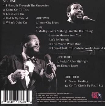 Płyta winylowa Marvin Gaye - Alive In America (Gold Coloured) (2 LP) - 3