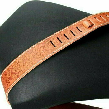 Courroie de guitare Richter Raw II Contour Western Rose Tan - 2