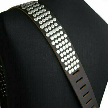 Courroie de guitare Richter Raw II Rivet Brown / old silver - 3