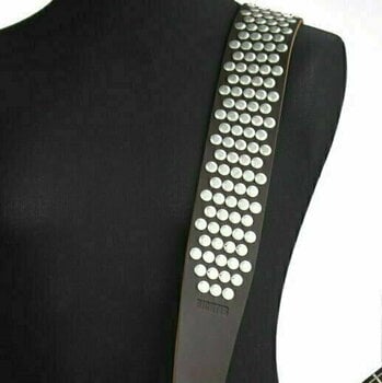 Courroie de guitare Richter Raw II Rivet Brown / old silver - 4