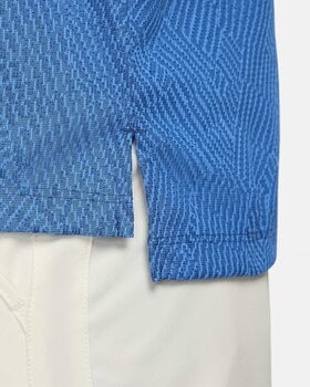 Camisa pólo Nike Dri-Fit ADV Tour Mens Polo Light Photo Blue/Court Blue/White L - 4