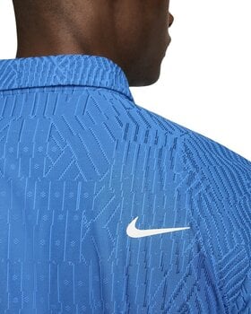 Polo Shirt Nike Dri-Fit ADV Tour Mens Polo Light Photo Blue/Court Blue/White L - 5