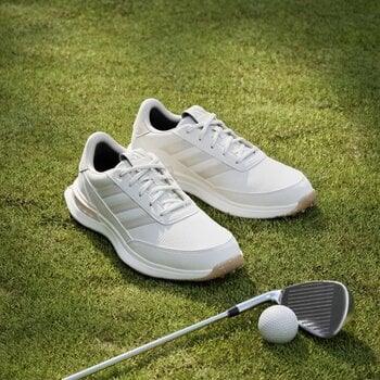 Golfschoenen voor dames Adidas S2G Spikeless 24 Womens Golf Shoes White/Wonder Quartz/Aluminium 37 1/3 - 4