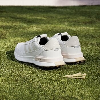 Chaussures de golf pour femmes Adidas S2G Spikeless 24 Womens Golf Shoes White/Wonder Quartz/Aluminium 37 1/3 - 9