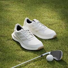 Dámske golfové boty Adidas S2G Spikeless 24 White/Wonder Quartz/Aluminium - 3