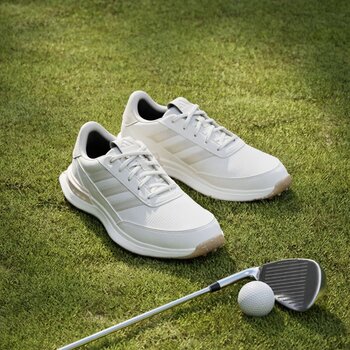 Chaussures de golf pour femmes Adidas S2G Spikeless 24 Womens Golf Shoes White/Wonder Quartz/Aluminium 40 2/3 - 4