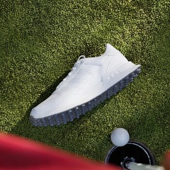 Golfschoenen voor dames Adidas S2G 24 Spikeless Womens Golf Shoes White/Cloud White/Charcoal 37 1/3 - 6