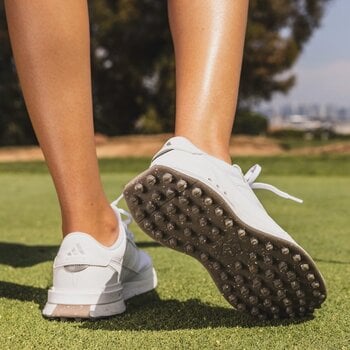 Golfskor för dam Adidas S2G 24 Spikeless Womens Golf Shoes White/Cloud White/Charcoal 37 1/3 - 11