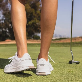 Damen Golfschuhe Adidas S2G 24 Spikeless Womens Golf Shoes White/Cloud White/Charcoal 37 1/3 - 12
