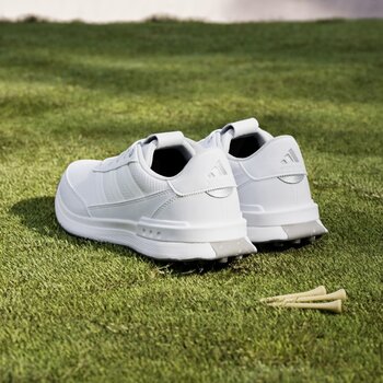 Calçado de golfe para mulher Adidas S2G 24 Spikeless Womens Golf Shoes White/Cloud White/Charcoal 40 2/3 - 5