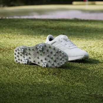 Chaussures de golf pour femmes Adidas S2G BOA 24 Womens Golf Shoes White/Cloud White/Crystal Jade 37 1/3 - 3