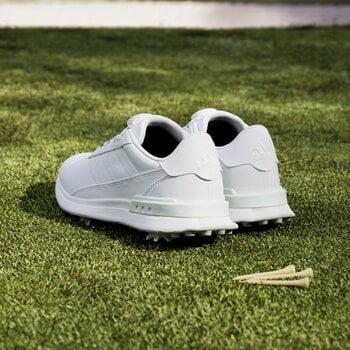 Golfschoenen voor dames Adidas S2G BOA 24 Womens Golf Shoes White/Cloud White/Crystal Jade 37 1/3 - 5