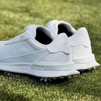 Chaussures de golf pour femmes Adidas S2G BOA 24 Womens Golf Shoes White/Cloud White/Crystal Jade 37 1/3 - 9