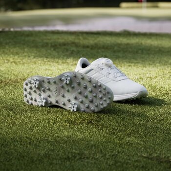 Chaussures de golf pour femmes Adidas S2G BOA 24 Womens Golf Shoes White/Cloud White/Crystal Jade 38 2/3 - 3