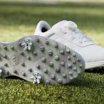 Damskie buty golfowe Adidas S2G BOA 24 Womens Golf Shoes White/Cloud White/Crystal Jade 39 1/3 - 8