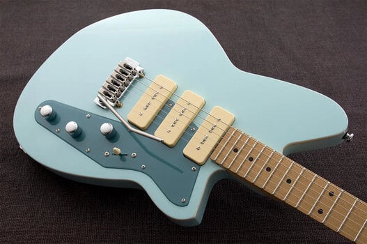 Electric guitar Reverend Guitars Jetstream 390 W 2024 Chronic Blue - 4