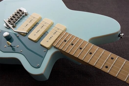 Elektromos gitár Reverend Guitars Jetstream 390 W 2024 Chronic Blue - 5