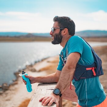 Running bottle Hydrapak SoftFlask Malibu Blue 250 ml Running bottle - 7